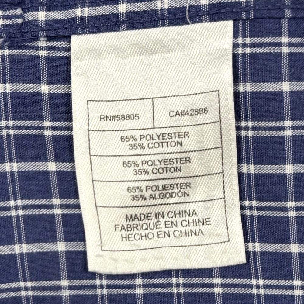 Lot of 5 Harbor Bay Short Sleeve Button Down Shirt Short Sleeve Casual Preppy - Picture 10 of 12